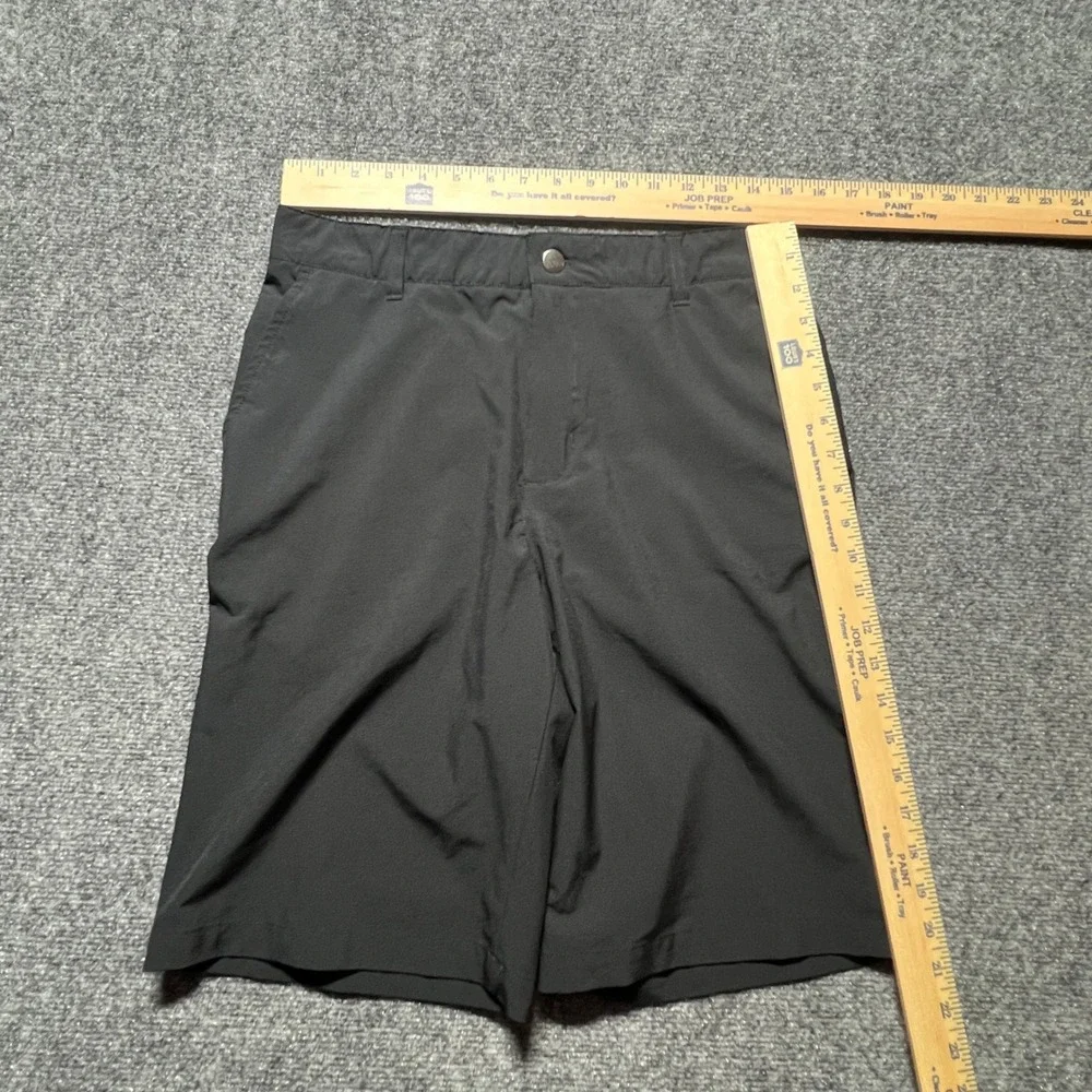 Adidas Golf Shorts Mens 30 Black Performance Stretch Flat Front Athletic Casual